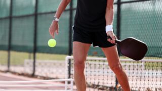 深いサーブを打つコツ②