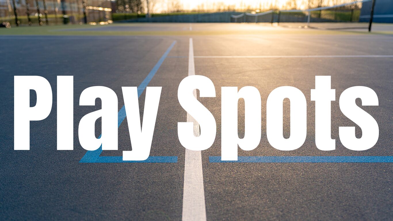 ピックルボールのプレイスポットを表すイメージ画像