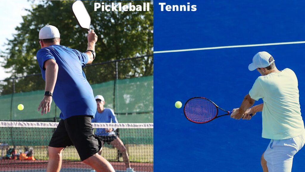 ピックルボールとテニスを表すイメージ画像